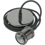 Подвесной патрон IEK, E27 со шнуром 1,5м RETRO черный EPA12-04-02-K02 (артикул 16460030) – фото 1