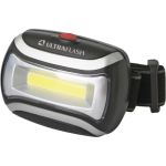 Налобный фонарь, черный, 3Вт COB LED, 3 режима, пластик Ultraflash LED5380 12870 (артикул 15905234) – фото 1