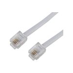 Телефонный шнур-удлинитель REXANT RJ-11, 6P-4C, 15 м, белый 18-3151 (артикул 21956320) – фото 1