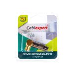 Разъем Cablexpert TV мама позолоченный, латунь OD8.5, 90 градусов, блистер TVPL-08 (артикул 19561482) – фото 1