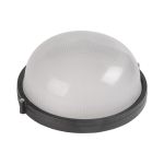 Светильник IEK НПП/НПБ, 1301, черный, круг, 60Вт, IP54, ИЭК LNPP0-1301-1-060-K02 (артикул 15165273) – фото 1