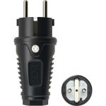 Кабельная вилка PCE 16A 220V 2P+E IP54 корпус черный, маркер черный 0511-ss (артикул 16230212) – фото 1