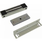 Электромагнитный замок ACCORDTEC 100 кг, 12V DC, 0.4 A, 180x33x23 мм ML-100K с уголком (артикул 16421062) – фото 1