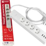 Умный удлинитель c USB EKF Wi-Fi PRO HomeConnect RCE-2-WF (артикул 16500896) – фото 1