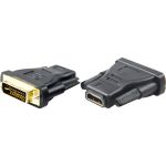 Переходник штекер REXANT DVI - HDMI гнездо 06-0172-B (артикул 22221855) – фото 1