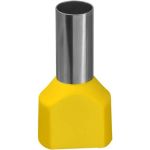 Наконечник Navigator 61 043 NET-E2-6.0-14-B50 НШВИ2, желтый, 2 провода 50шт/упак 61043 (артикул 16516049) – фото 1
