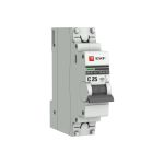 Автоматический выключатель EKF 1P 25А 6кА ВА 47-63 PROxima SQmcb4763-6-1-25C-pro (артикул 16145763) – фото 1