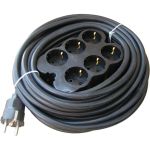 Силовой удлинитель MTG K6 3x1,50мм2 10м MTG-587 21219 (артикул 16857841) – фото 1