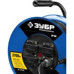 Удлинитель на катушке ЗУБР "КГ 315", 50 м, 3700 Вт, 4 гнезда, IP44, КГ 3х1,5 кв мм, 55080-50 (артикул 15890582) – фото 1