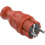 Прямая вилка IEK ВБп3-1-0м ОМЕГА IP44 красная PKR01-016-2-K04 (артикул 16302334) – фото 1
