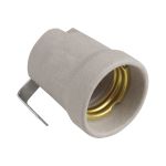 Патрон Uniel ULH-E27P-Ceramic, керамический, с держателем, Цоколь Е27 11023 (артикул 16286952) – фото 1