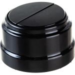 2-клавишный выключатель Bylectrica А510-2202 10А открытой установки, серия РЕТРО, черный, А510-2202 черный (артикул 17394840) – фото 1