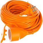 Удлинитель-шнур с 1 розет. и с защитой от детей Electraline 01613 (артикул 15480322) – фото 1