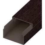 Кабель-канал AGIS ПВХ 25x16 мм Венге 3 D 60.05.25.16.200 (артикул 25582581) – фото 1