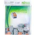 Универсальная клемма WAGO 2-х проводная 222-412 20шт УТ-00776156 (артикул 19989322) – фото 1