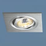 Встраиваемый светильник Elektrostandard 1011 1 MR16 CH хром a029902 (артикул 15777202) – фото 1