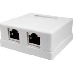 Компьютерная розетка SUPRLAN 8P8C /RJ-45/, FTP, Cat.5e, 2 порта 10-0308 (артикул 16261864) – фото 1