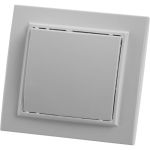 Выключатель STEKKER 1-клавишный, 220V, 10А, серия Эрна, белый, PSW10-9003-01 39043 (артикул 16177014) – фото 1