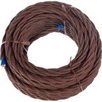 Витой провод Electraline 3х1,5 коричневый В1-434-72-20 (артикул 15976752) – фото 1