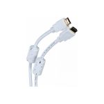 Кабель HDMI AOpen/Qust 19M/M ver 2.0, 10М, 2 фильтра, белый ACG711DW-10M (артикул 16199532) – фото 1