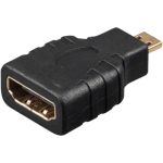 Переходник штекер REXANT micro HDMI - HDMI гнездо 17-6815 (артикул 22221645) – фото 1