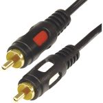 Шнур REXANT 2 RCA - 2 RCA, длина 3 метра, черный 17-0145 (артикул 16197046) – фото 1