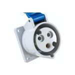 Встраиваемая розетка Mennekes 32А 220V 1P+N+E IP44 1395 (артикул 16488284) – фото 1