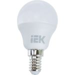 Лампа IEK LED G45 шар 7 Вт 230 В 3000К E14 LLE-G45-7-230-30-E14 (артикул 16141002) – фото 1