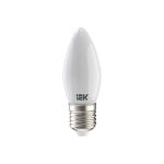 Лампа IEK серия 360, LED, C35, свеча, матовая, 7вт, 230В, 4000К, E27 LLF-C35-7-230-40-E27-FR (артикул 16459863) – фото 1