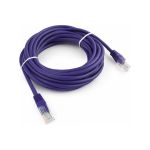 Патч-корд Cablexpert UTP PP12-5M/V кат.5e, 5м, литой, многожильный фиолетовый PP12-5M/V (артикул 15933216) – фото 1