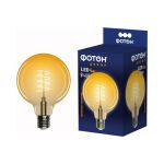 Светодиодная лампа ФОТОН LED FL G95-S 4W E27 2200К, серия ДЕКОР 23978 (артикул 20426482) – фото 1
