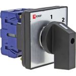 Кулачковый переключатель EKF PROxima ПК-1-53, 25А, 3P, 1-2, SQ pk-1-53-25 (артикул 16046582) – фото 1