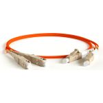 Патч-корд Hyperline FC-D2-50-LC/PR-SC/PR-H-3M-LSZH-OR волоконно-оптический (шнур) MM 50/125 28386 (артикул 19591980) – фото 1