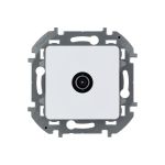 Розетка TV Legrand - «звезда» - 2 дБ - 0-2400 мГц - INSPIRIA - белый 673850 (артикул 20964957) – фото 1
