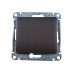 1-клавишный механизм выключателя Schneider Electric скрытой проводки Glossa 10А IP20 1 10AX графит GSL001311 (артикул 18154381) – фото 1