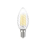Лампа IEK серия 360 LED, CT35, свеча витая, 7вт, 230В, 3000К, E14 LLF-CT35-7-230-30-E14-CL (артикул 16459865) – фото 1