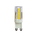 Лампа Uniel, LED-JCD-5W/4000K/G9/CL, GLZ09TR, светодиодная, прозрачная, UL-00006749 (артикул 16196147) – фото 1