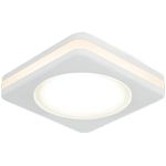 Светильник, Квадрат, Белый, 5W, LED 3000K Gauss Backlight BL100 (артикул 15629350) – фото 1
