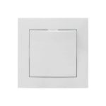 1-клавишный выключатель EKF Валенсия, 10А белый PROxima EWV10-021-10 (артикул 16373701) – фото 1