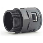 Муфта для гофрированных труб Weyer WQG M20B/AD21.2 коннектор прямой нар. M20x1.5 WE0204000 (артикул 21360502) – фото 1