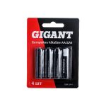 Батарейка Gigant Alkaline АА/LR6 блистер 4 шт. GBA-2A-4 (артикул 19462638) – фото 1
