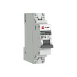 Автоматический выключатель EKF PROxima ВА 47-63, 1P, 16А, В, 4,5kA, SQ mcb4763-1-16B-pro (артикул 16040510) – фото 1
