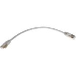 Коммутационный шнур NIKOMAX F/UTP 4 пары, серый, 0,3м NMC-PC4SD55B-003-C-GY (артикул 15893293) – фото 1