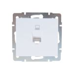 Компьютерная розетка LEZARD RAIN белая 703-0288-139 (артикул 16027980) – фото 1