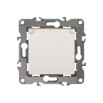 Розетка ЭРА 12-2103-02 2P+E Schuko со шторками с крышкой, 16A-250В, IP20, слоновая кость Б0014694 (артикул 15840945) – фото 1