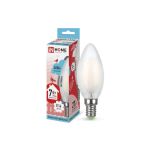 Светодиодная лампа IN HOME LED-СВЕЧА-deco 7Вт 230В Е14 4000К 630Лм матовая 4690612006789 (артикул 15918838) – фото 1