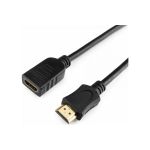 Удлинитель кабеля Cablexpert HDMI, 1.8м, v2.0, 19M/19F, черный CC-HDMI4X-6 (артикул 16206353) – фото 1