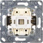 1-клавишный промежуточный переключатель JUNG EcoProfi Мех 10А, 250В EP407U (артикул 16179359) – фото 1