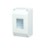 Пластиковый бокс REXANT КМПн 1/4 модуля IP20 белый 11-0114 (артикул 19809784) – фото 1