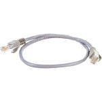 Патч-корд ExeGate UTP-RJ45-RJ45-5e-0,5M-GY, UTP, cat.5e, 0.5м, серый 169509 (артикул 17618838) – фото 1